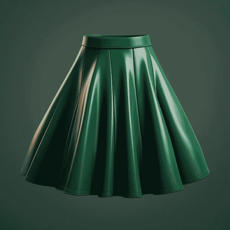 Women's Elegant A-Line Cotton Skirt for Effortless Style and Comfort