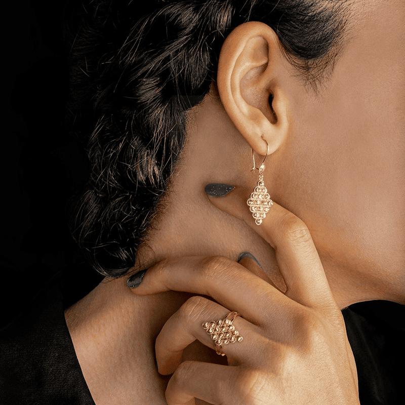Emerald Dangle Earrings