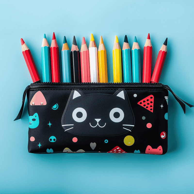 Durable Kids' Pencil Box – Stylish, Spacious, and Perfect for Organizing School Supplies