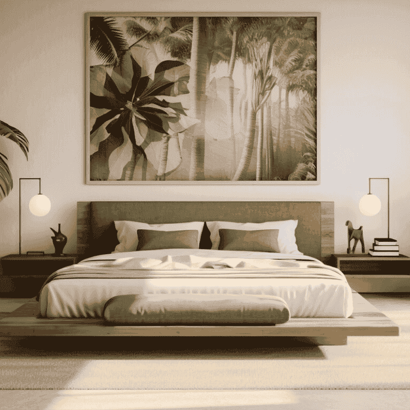 Premium Upholstered King Bed