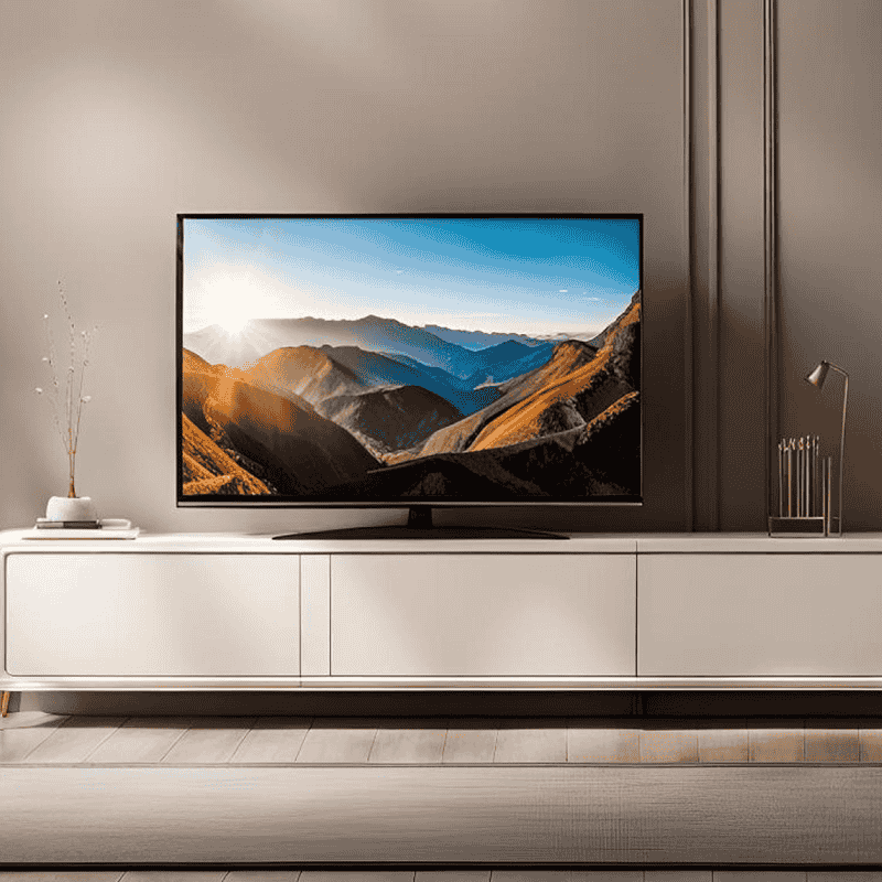 55" 4K Smart LED TV with HDR and Voice Control