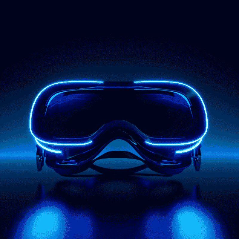 Immersive VR Headset with 3D Audio and Motion Tracking