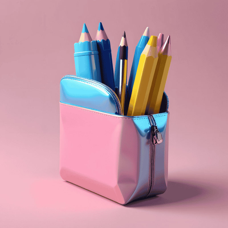 Durable Kids' Pencil Box – Stylish, Spacious, and Perfect for Organizing School Supplies