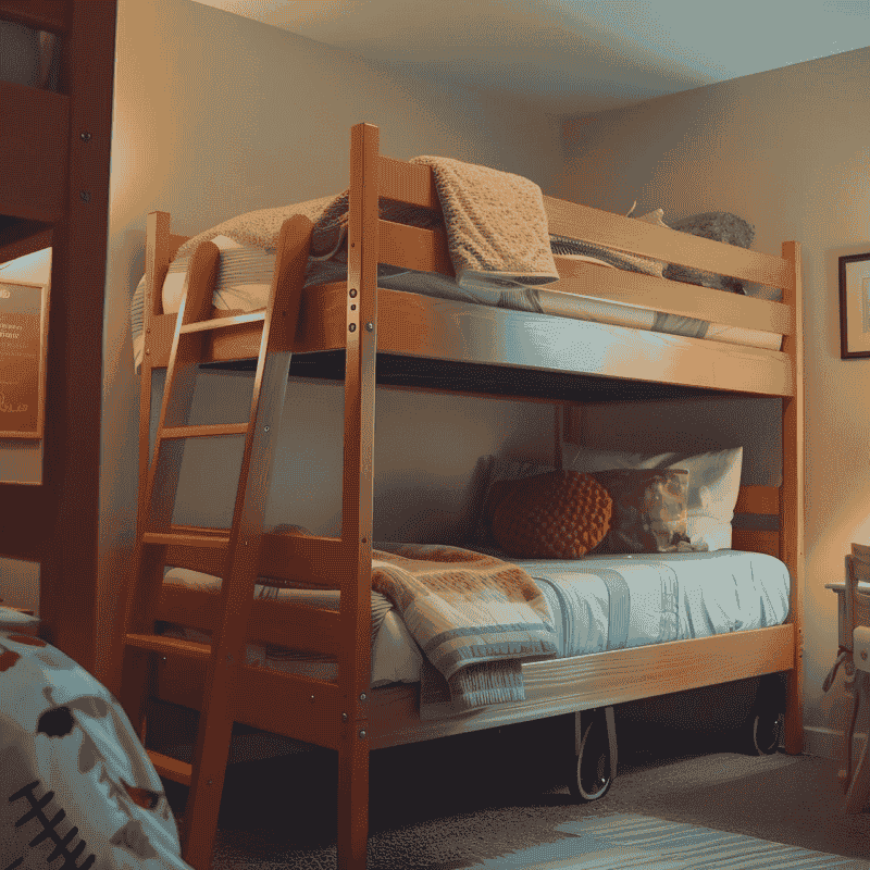 Loft Kids Bunk Bed with Ladder