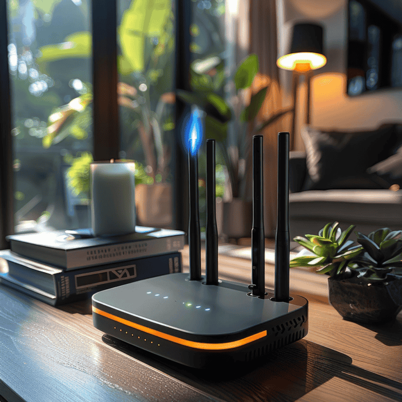 High-Speed Dual-Band Wi-Fi 6 Router with 3000Mbps